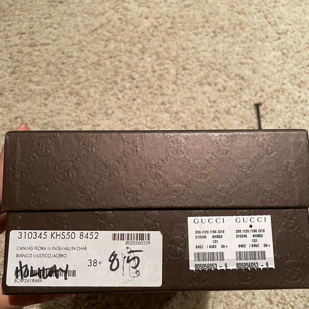 Gucci canvas floral m. In small/n char - Picture 11 of 11
